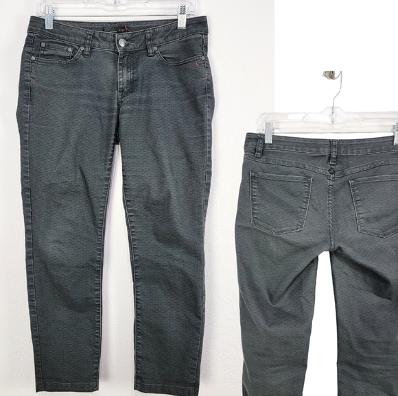 Prana Kara Organic Cotton Blend Crop Gray Size 4/27 - Picture 16 of 16